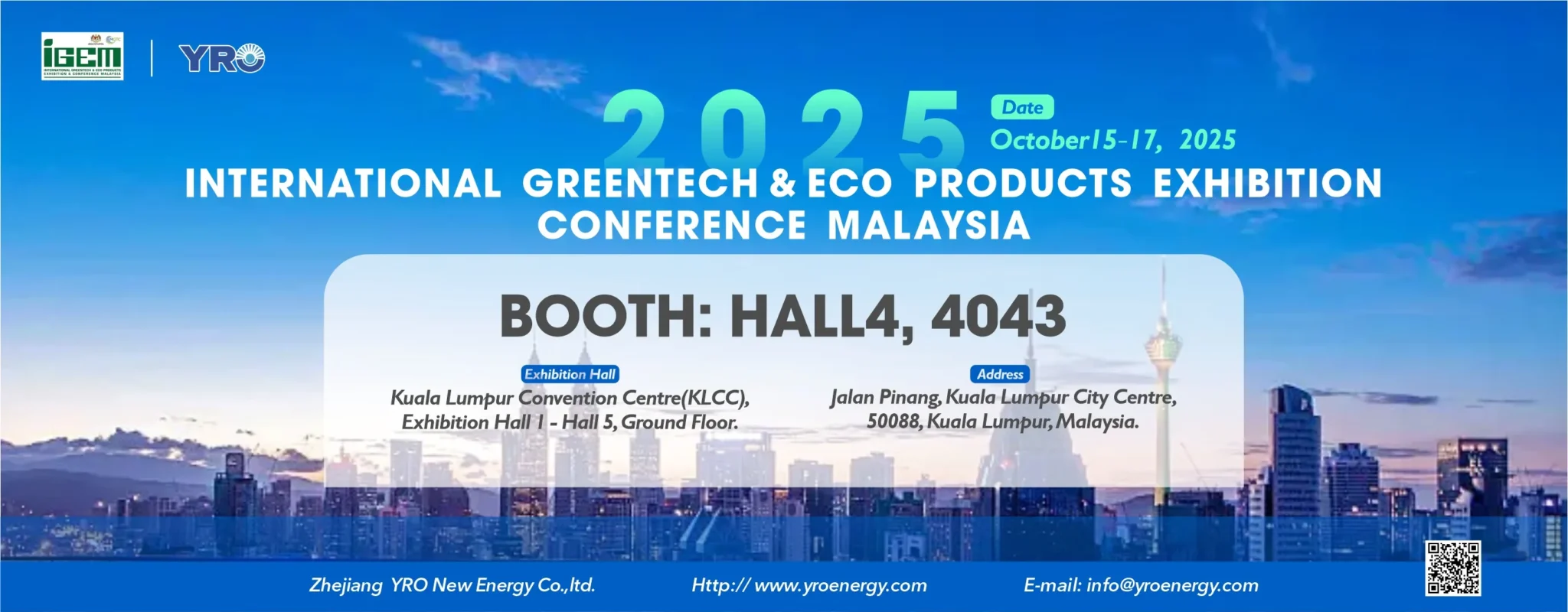 YRO Attends the 2025 IGEM Malaysia Exhibition