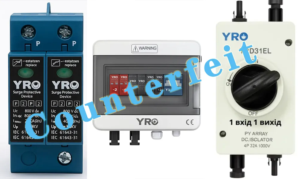 Counterfeit and Inferior Products